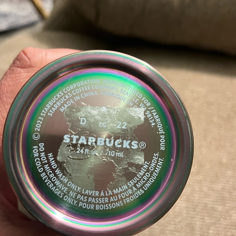Starbucks tumbler. 24 oz. EUC. - Picture 5 of 5